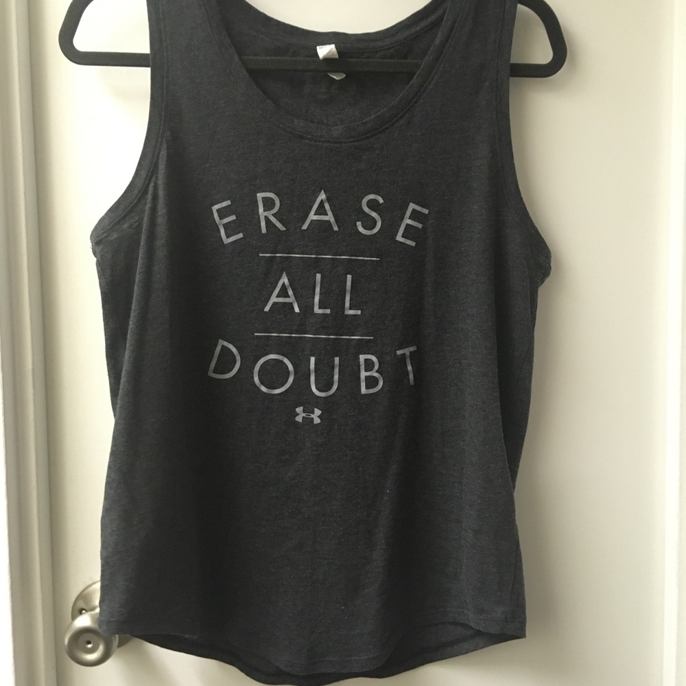 Under Armour Gray tank sz Medium